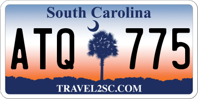 SC license plate ATQ775