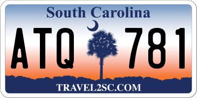 SC license plate ATQ781