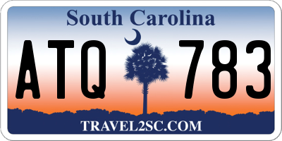 SC license plate ATQ783