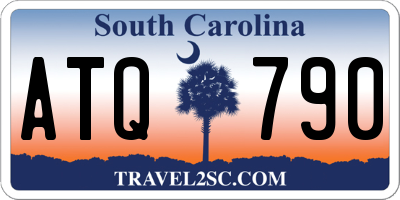 SC license plate ATQ790