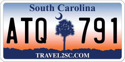 SC license plate ATQ791