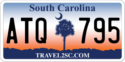 SC license plate ATQ795