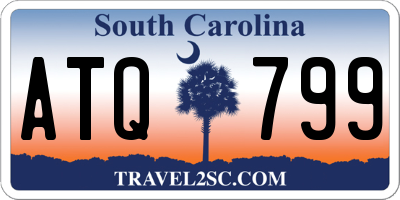 SC license plate ATQ799