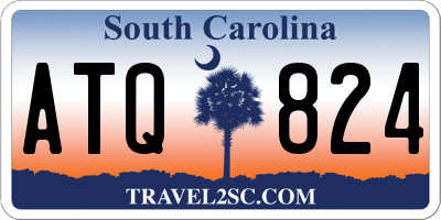 SC license plate ATQ824