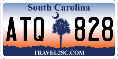 SC license plate ATQ828
