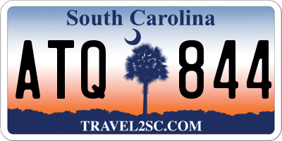 SC license plate ATQ844