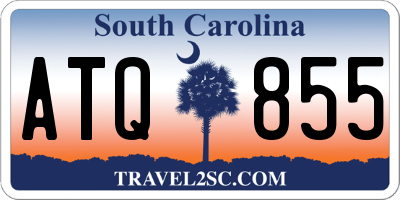 SC license plate ATQ855