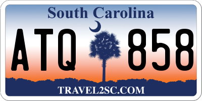 SC license plate ATQ858