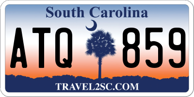 SC license plate ATQ859
