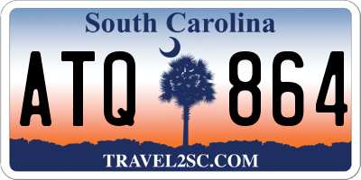 SC license plate ATQ864