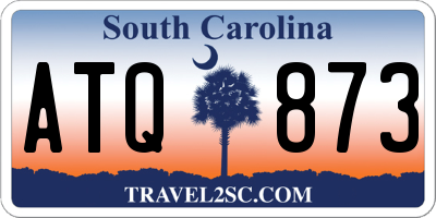 SC license plate ATQ873