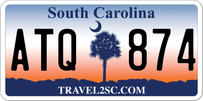 SC license plate ATQ874