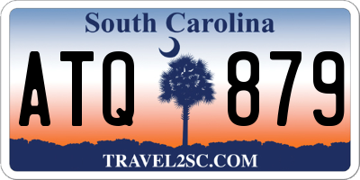 SC license plate ATQ879