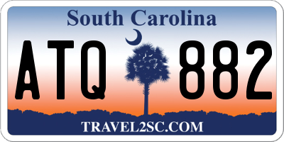 SC license plate ATQ882
