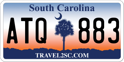 SC license plate ATQ883