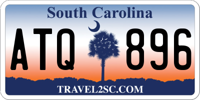 SC license plate ATQ896