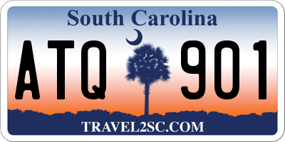 SC license plate ATQ901