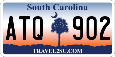SC license plate ATQ902