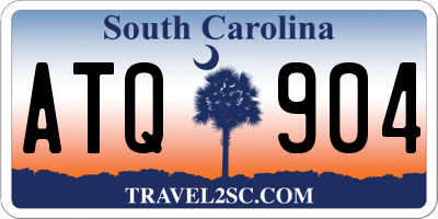 SC license plate ATQ904