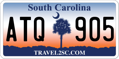 SC license plate ATQ905