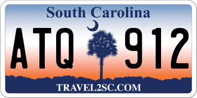 SC license plate ATQ912