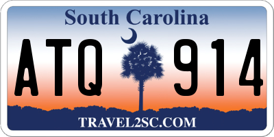 SC license plate ATQ914