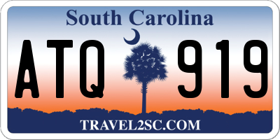 SC license plate ATQ919