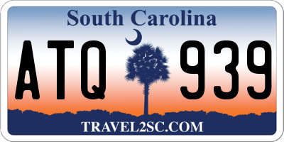 SC license plate ATQ939
