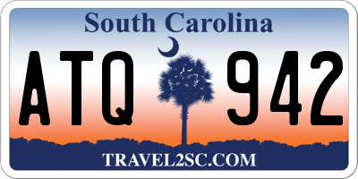 SC license plate ATQ942