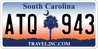 SC license plate ATQ943