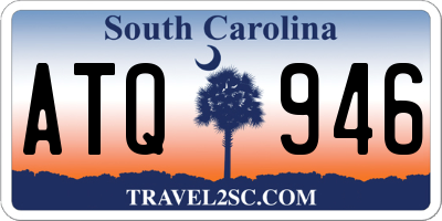 SC license plate ATQ946