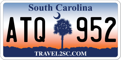 SC license plate ATQ952