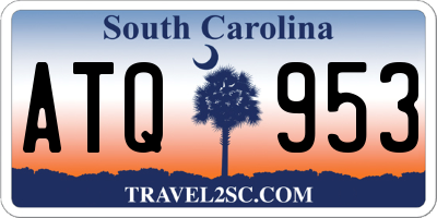 SC license plate ATQ953