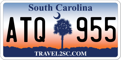 SC license plate ATQ955