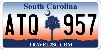 SC license plate ATQ957