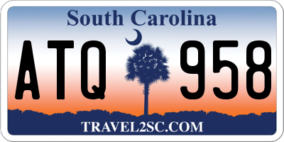 SC license plate ATQ958