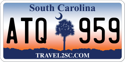 SC license plate ATQ959