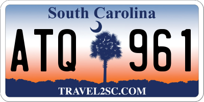 SC license plate ATQ961