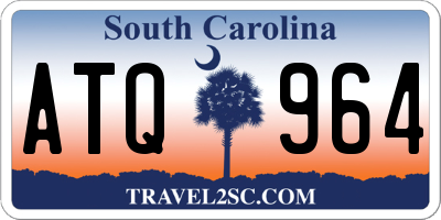 SC license plate ATQ964