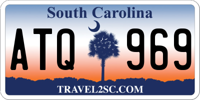 SC license plate ATQ969