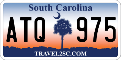 SC license plate ATQ975