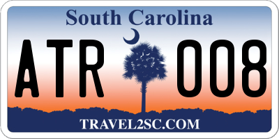 SC license plate ATR008