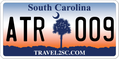 SC license plate ATR009