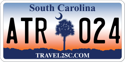 SC license plate ATR024