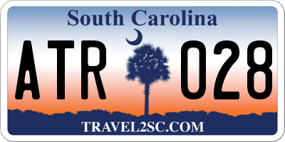 SC license plate ATR028