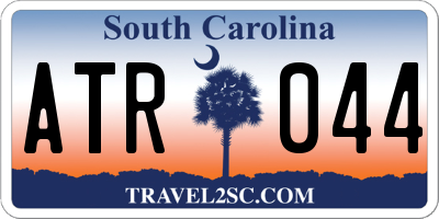 SC license plate ATR044