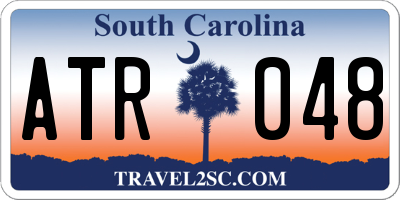 SC license plate ATR048