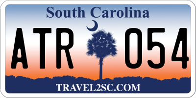 SC license plate ATR054