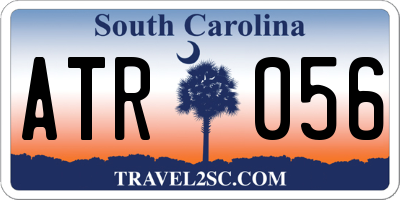 SC license plate ATR056
