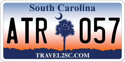 SC license plate ATR057